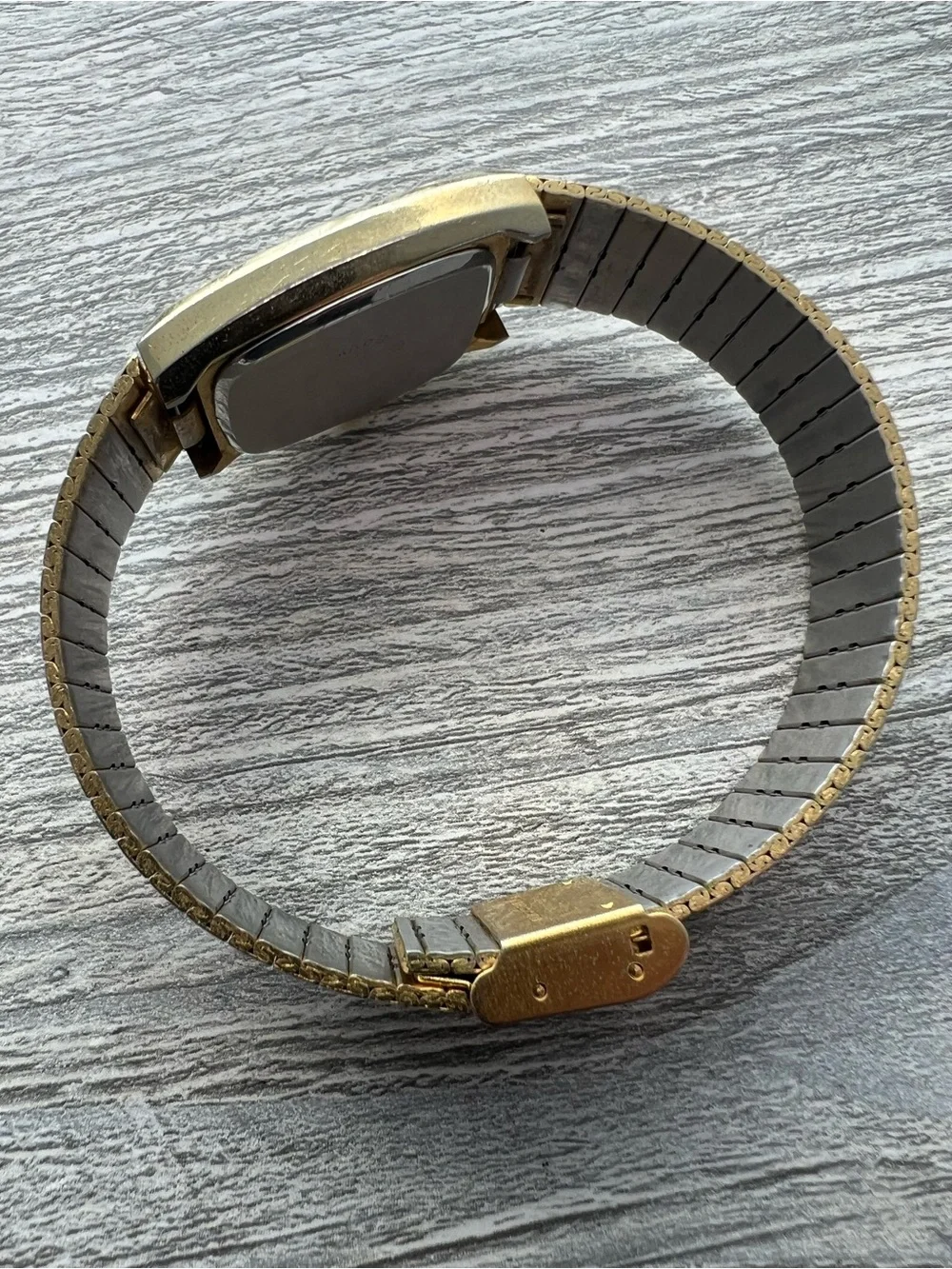 Carterina Quartz mens gold tank watch